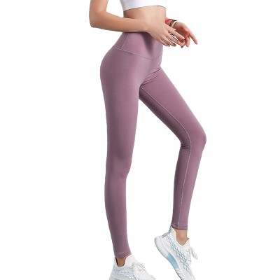 Ladies Stretchy High Waist Sports Jogging Custom High waist Gym  wear Legging Butt lift Yoga Pants for women